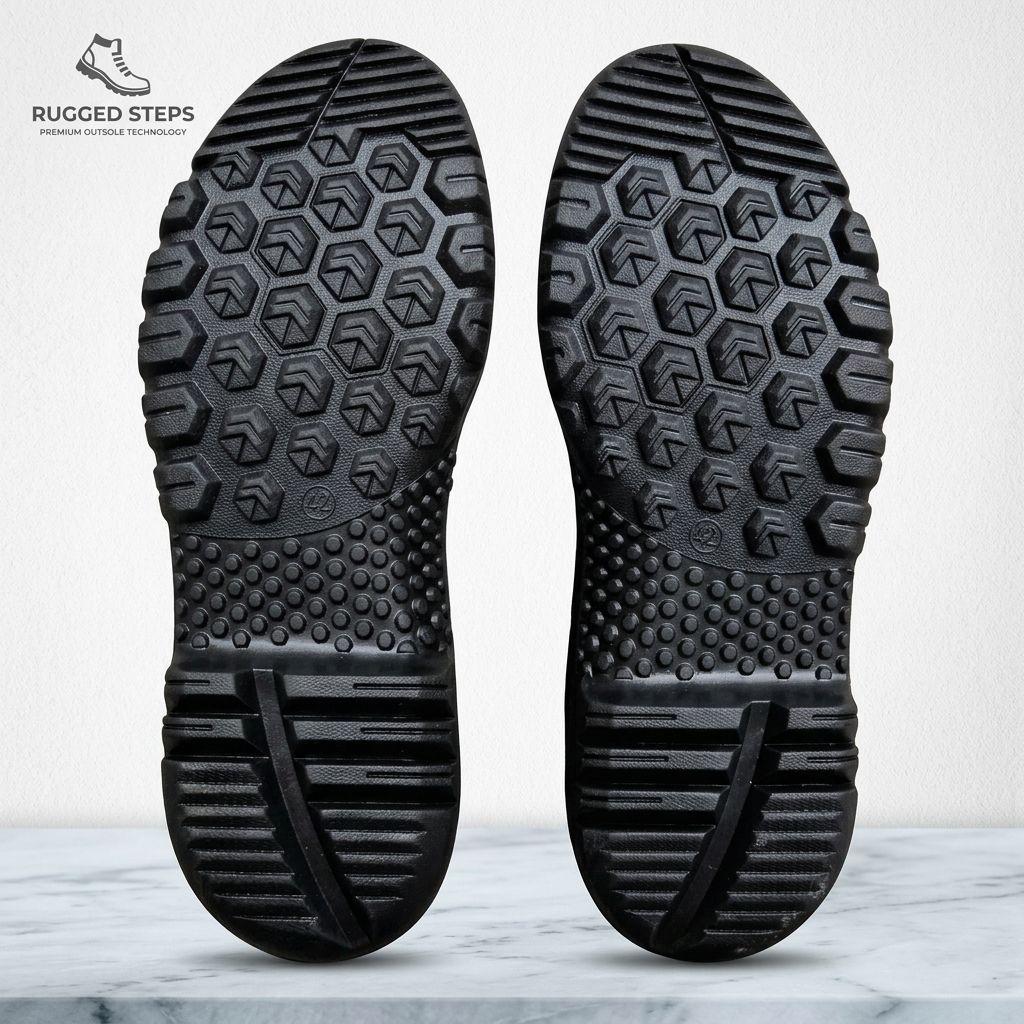 alas sepatu pdl karet mentah outsoll sepatu pdl safety tracking delta hiking sepatu gunung