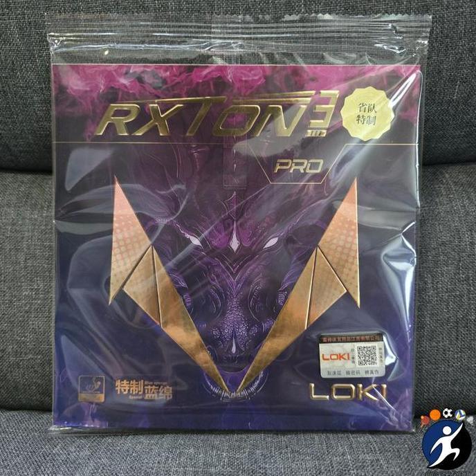 TERMURAH - Karet Pingpong Loki Rxton 3 Pro Blue Sponge