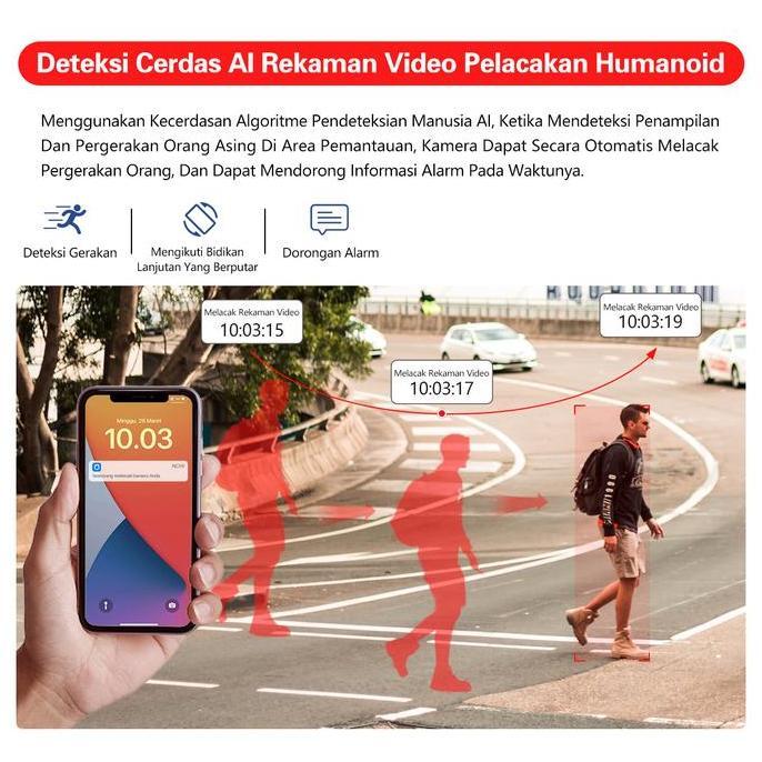 PRIMASTRADA - XIHANCAM IP KAMERA COLORVU 1080P PTZ CCTV OUTDOOR WIFI WATERPROOF ZOOM CCTV WIFI JARAK