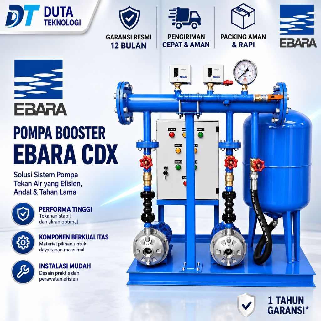 Booster pump Ebara 2 CDX 120/20/Paket Booster Pump Ebara 2 CDX 120/20