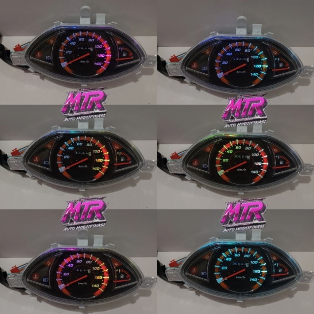 SPEEDOMETER HONDA VARIO 110 CC TAHUN 2006-2019 COSTUM LED RGB SIAP PAKAI