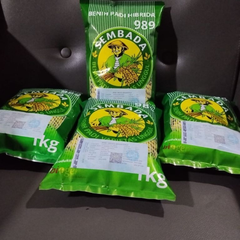 BENIH PADI SEMBADA 989 ORIGINAL KEMASAN 1KG