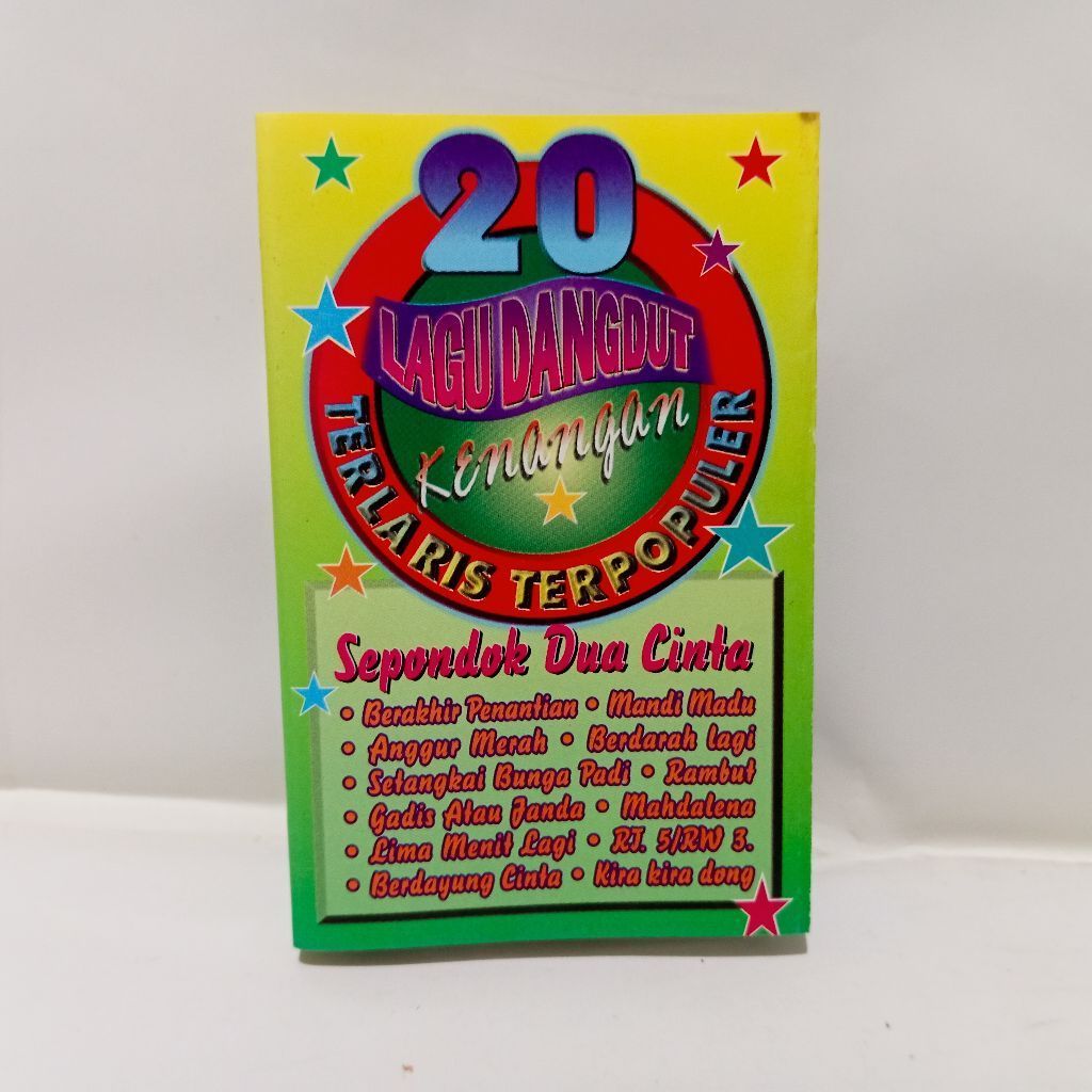Kaset 20 Lagu Dangdut Kenangan Terlaris Terpopuler / Sepondok Dua Cinta