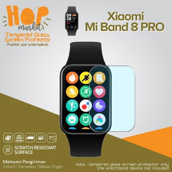Tempered Glass for Xiaomi Mi Band 8 PRO Anti Gores Screen Protector Layar MI BAND8 PRO