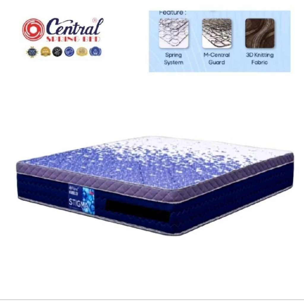 KASUR SPRINGBED CENTRAL STIGMA TERBARU MATTRASS ONLY