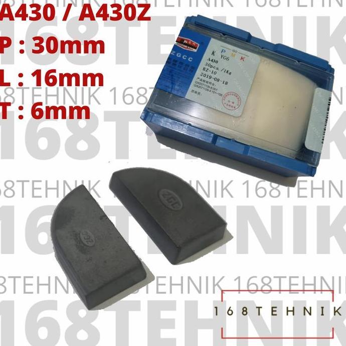 Mata Widia Yg-6 A430 Widia A430Z Box / Mata Widia Yg6 A430 Box Isi 30