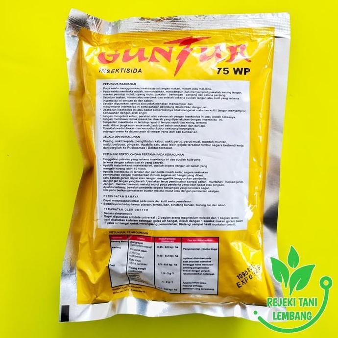 Insektisida Guntur 75 Wp 100 Gr Pengendali Hama