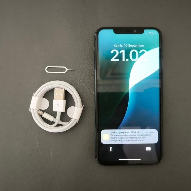iPhone 11 Pro Max 64GB 64 - Warna Midnight Green, Garansi Inter