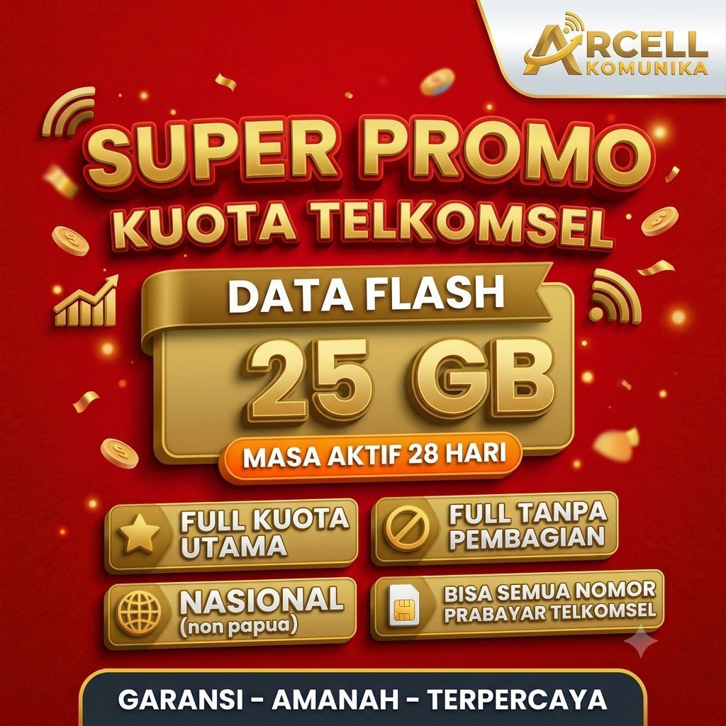 PROMO KUOTA TELKOMSEL DATA FLASH 28 HARI