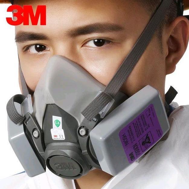Masker Gas 3M 6200 Respirator + 3M 7093 Cartridge Filter