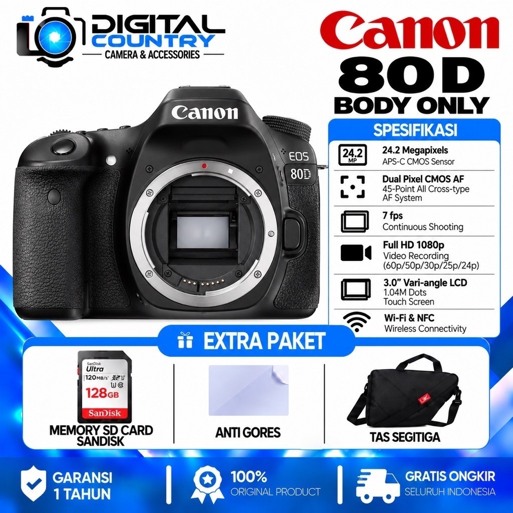 CANON EOS 80D BODY ONLY / CANON 80D BODY ONLY / CANON 80D