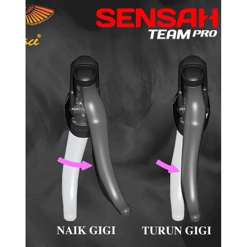 Warungbu_Asri - Brifter Sensah Team Pro Cocok Untuk Shimano 105 Ultegra (2X11 Speed)