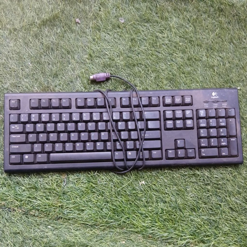 Keyboard Logitech PS2 rusak