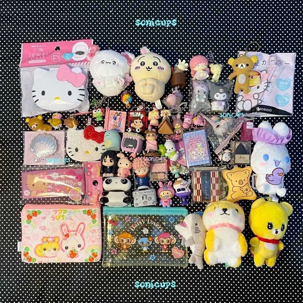 [Update, Baca desk] Trinkets gotochi keychain various gacha sanrio chiikawa daisy lovers sugarbunnie