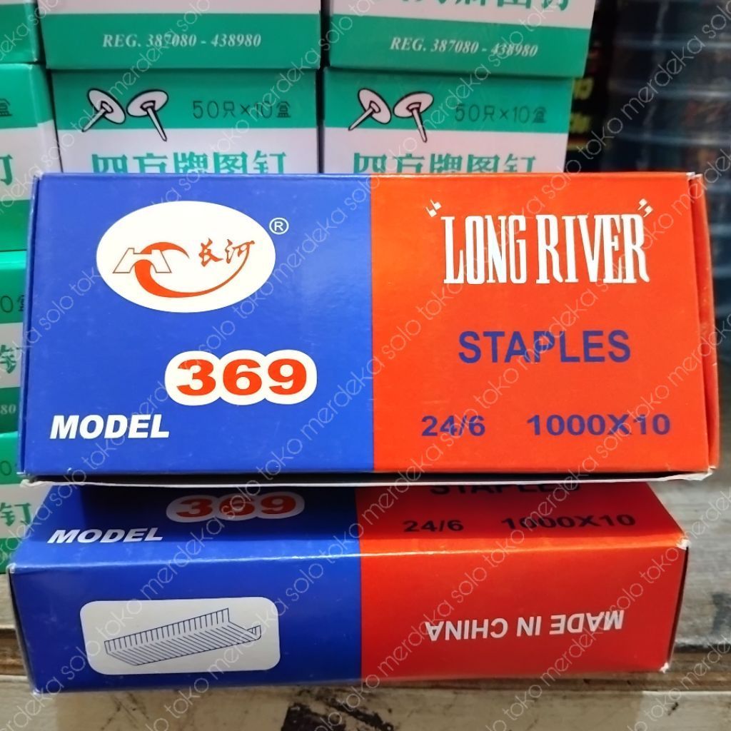 Isi Staples / Stapler Long River Besar 24/6