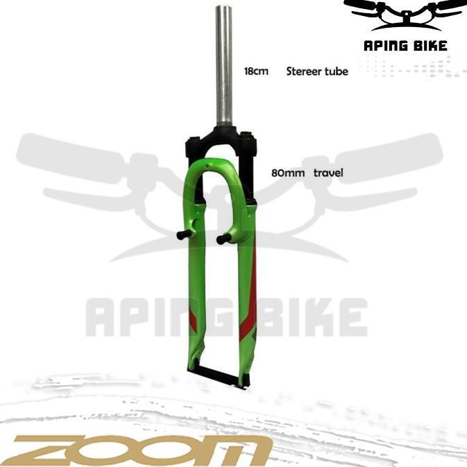 Fork Zoom Mtb 26 Travel 80 Garpu Sepeda 26 Zoom Pivot (Rem V-Brake)