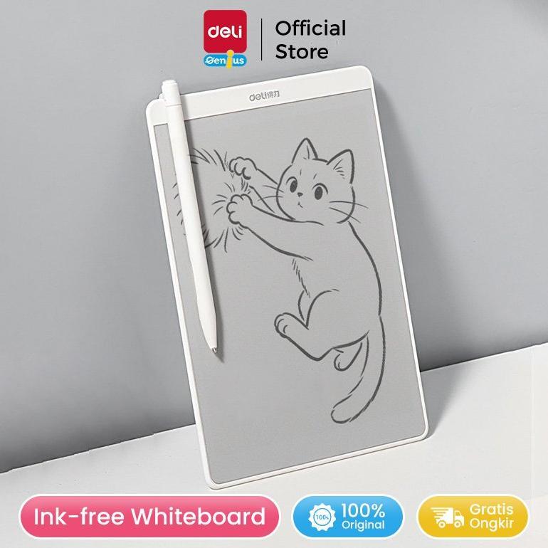 [ JUBI ] Deli Papan Tablet Tulis / Ink-Free Magnetic Whiteboard MQ164 MQ168
