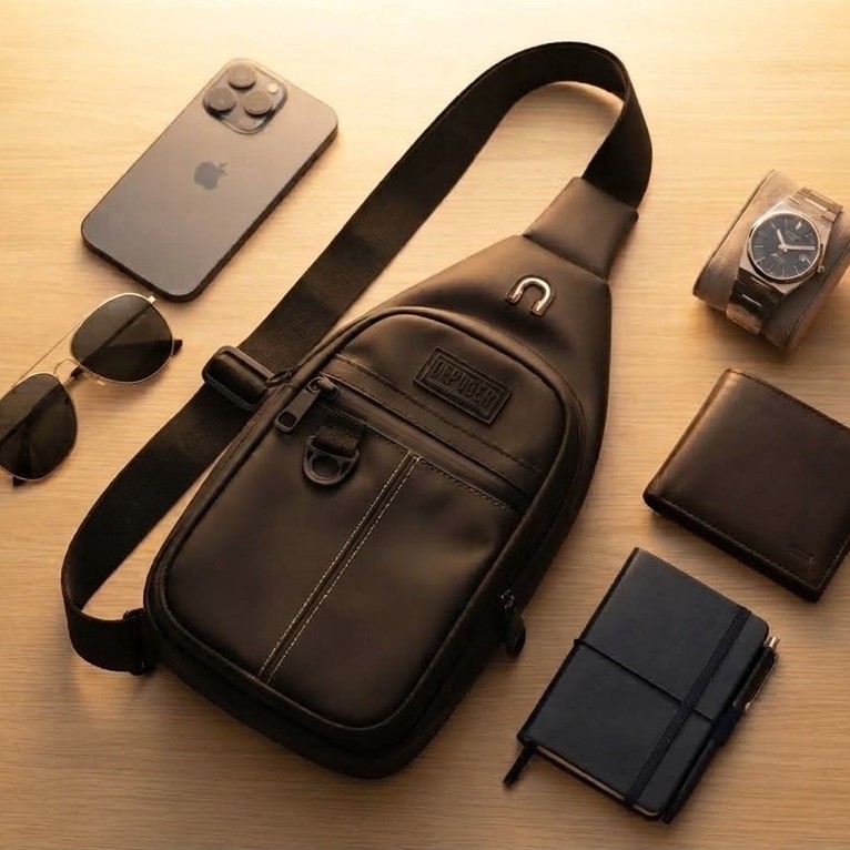 slingbag pria waterproof full YKK