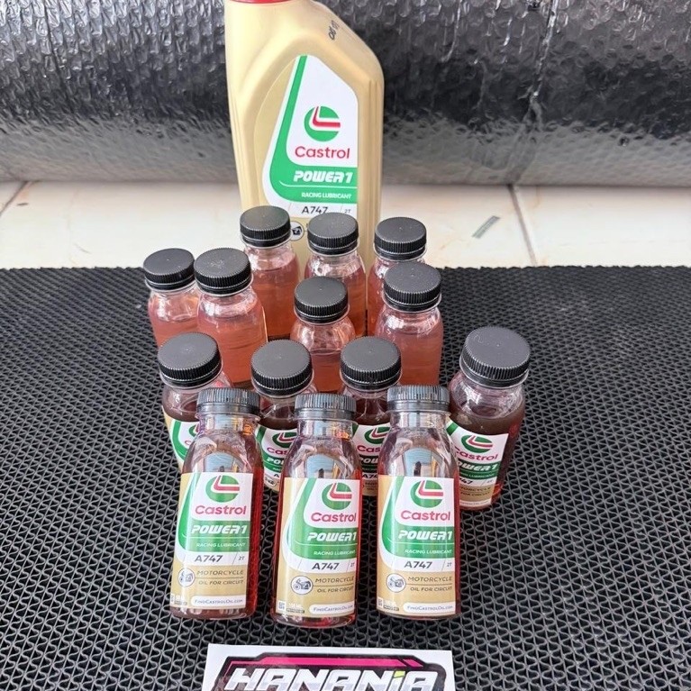 PROMO MURAH OLI SAMPING CASTROL A747 2T (ORIGINAL ASLI) OLSAM CASTROL A747 REPACK 100ML 2TAK AROMA W