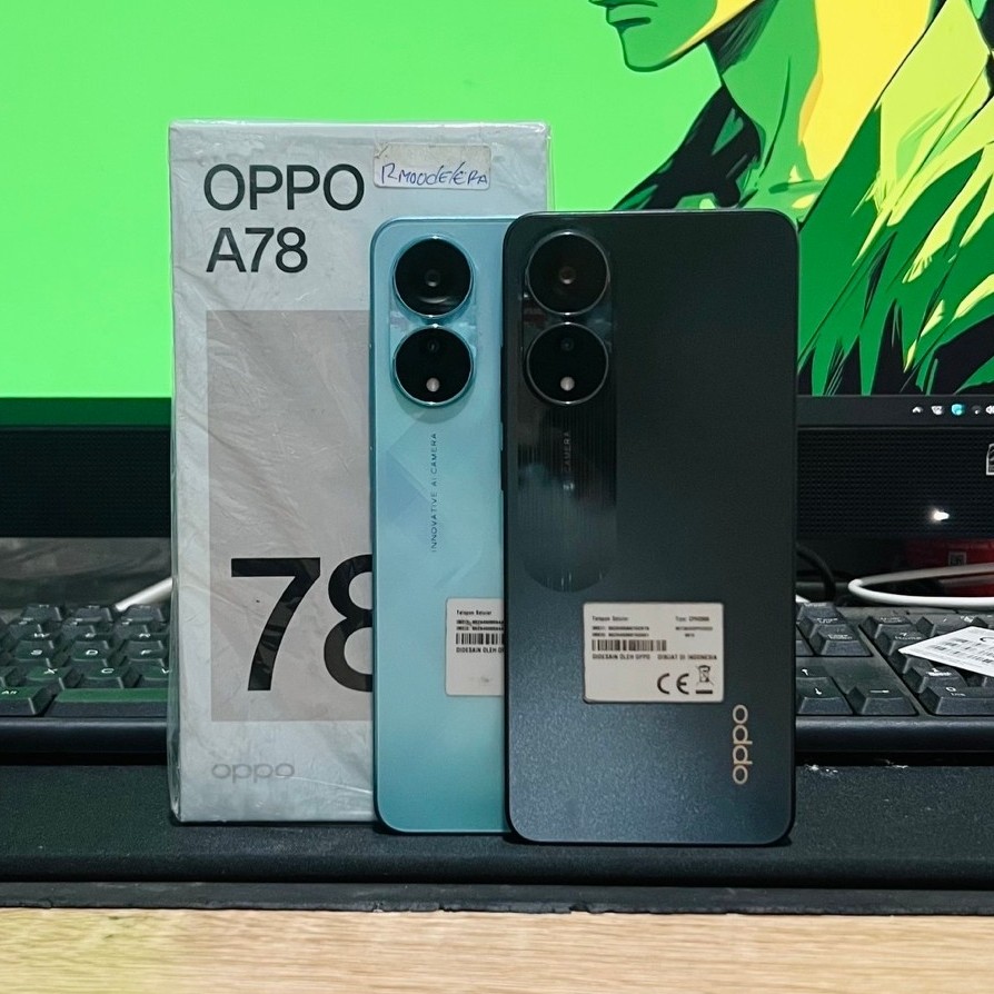 ( Second Like new ) OPPO A78 4G 8/256 garansi resmi