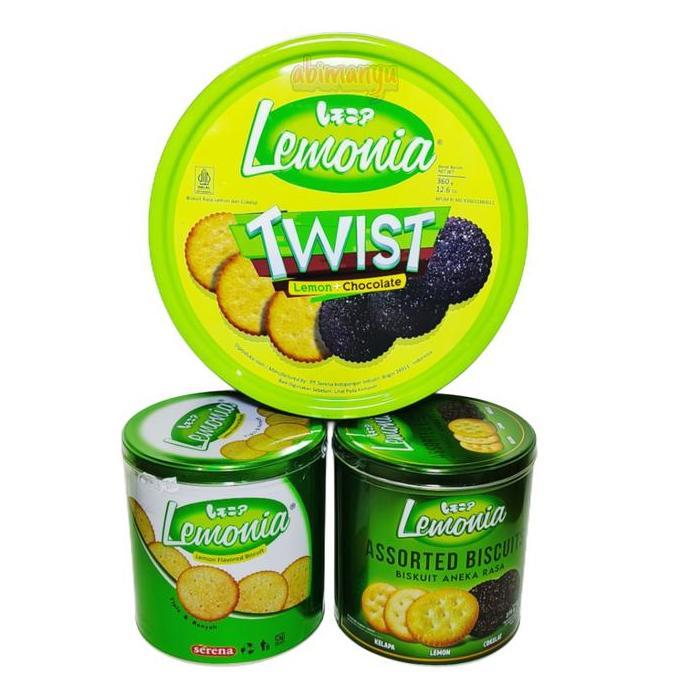 biskuit nissin lemonia kaleng 650 gram