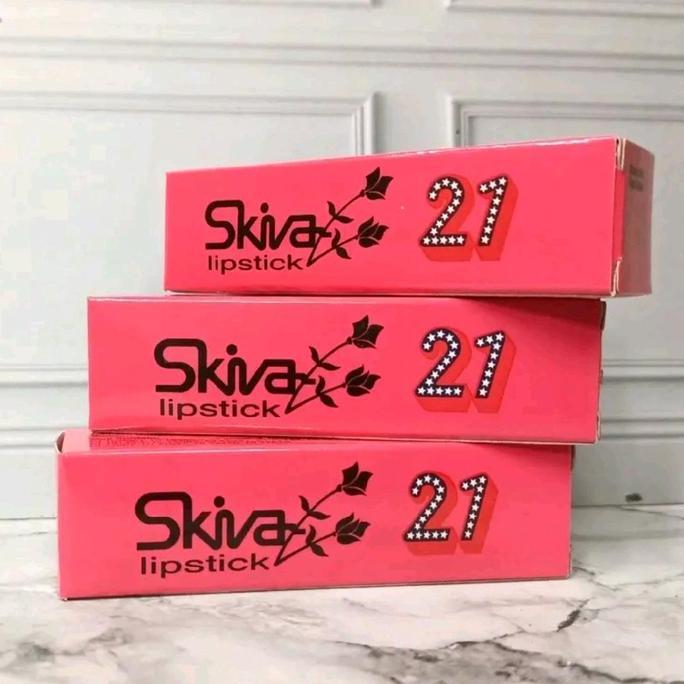 Rose- [ 3 Pcs ] Lipstik Skiva 21 - Skiva 500 | Skiva 400 | Skiva 300