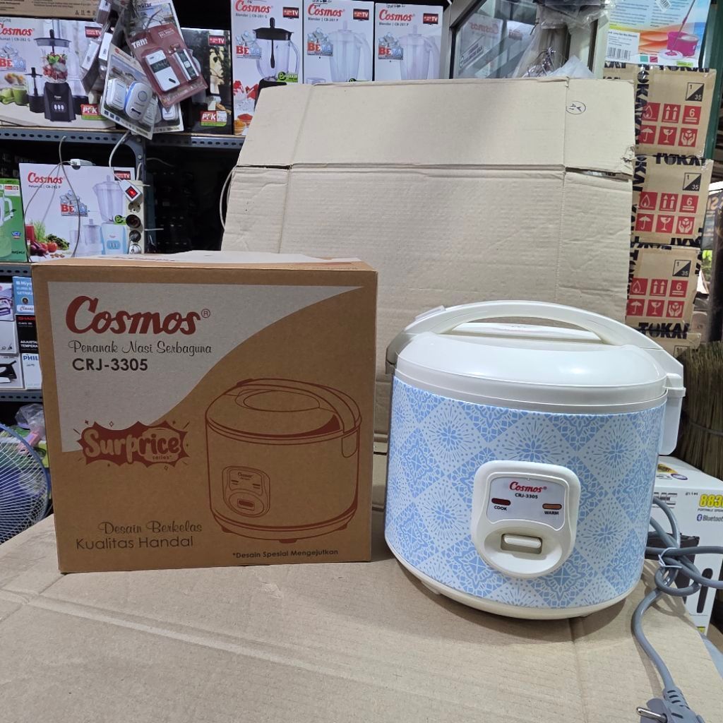 Cosmos Rice Cooker 1.8 Liter Cosmos Crj-3305