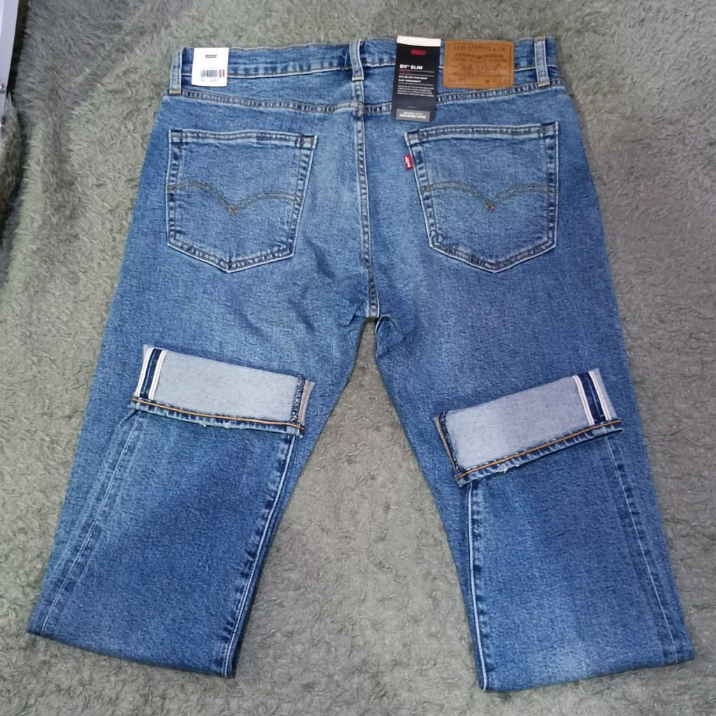 Resmi store levis 511 slim selvedge denim BNWT original murah under retail