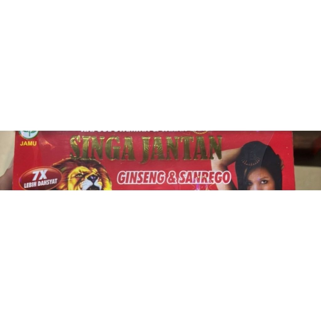 Jamu Singa Jantan Ginseng & Sanrego
