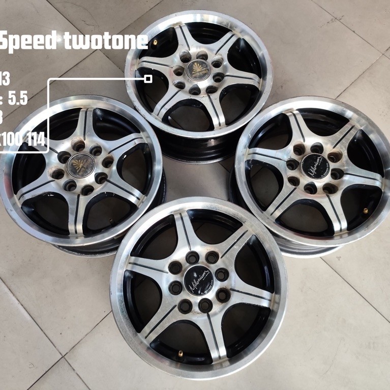 velg ring 13 pcd 4x 114 100