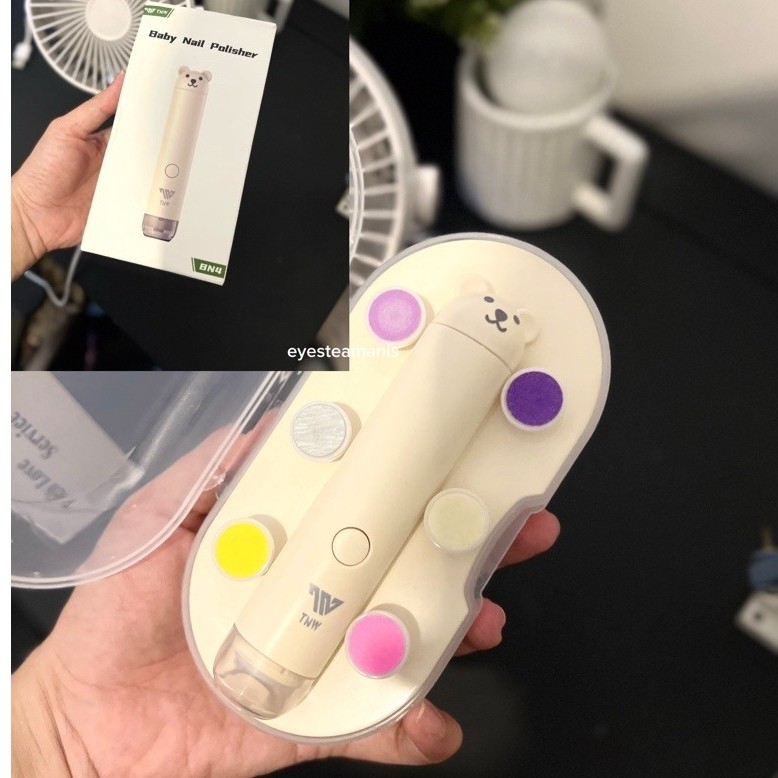 PRELOVED - TNW BN4 Gunting Kuku Bayi Elektrik Set Baby Nail Trimmer Fungsi lampu LED Dewasa Electric