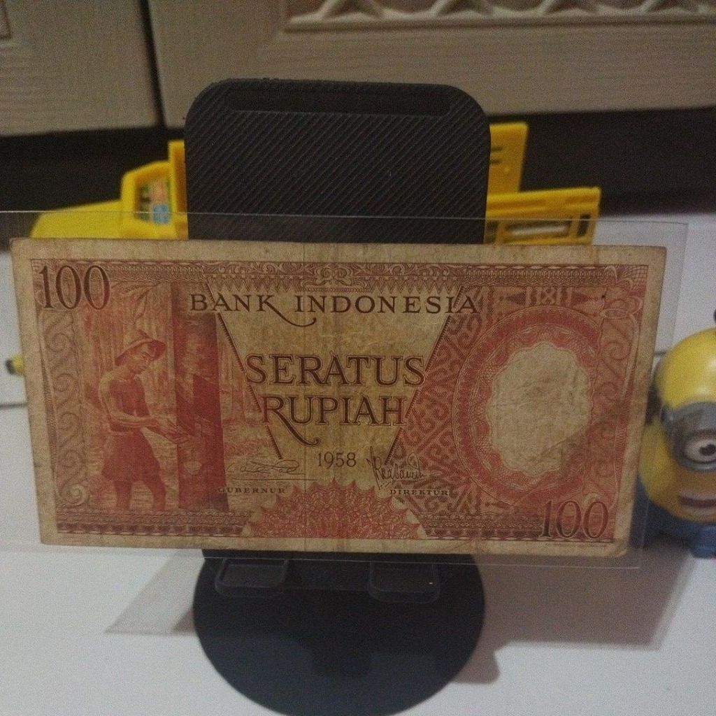 uang kertas kuno 1958
