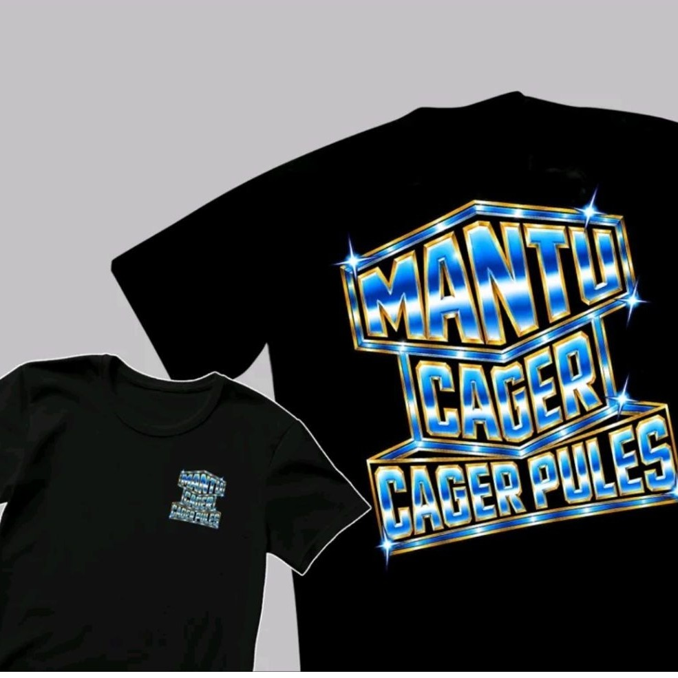Kaos Bali MANTU CAGER CAGER PULES Kaos Distro Unisex Viral