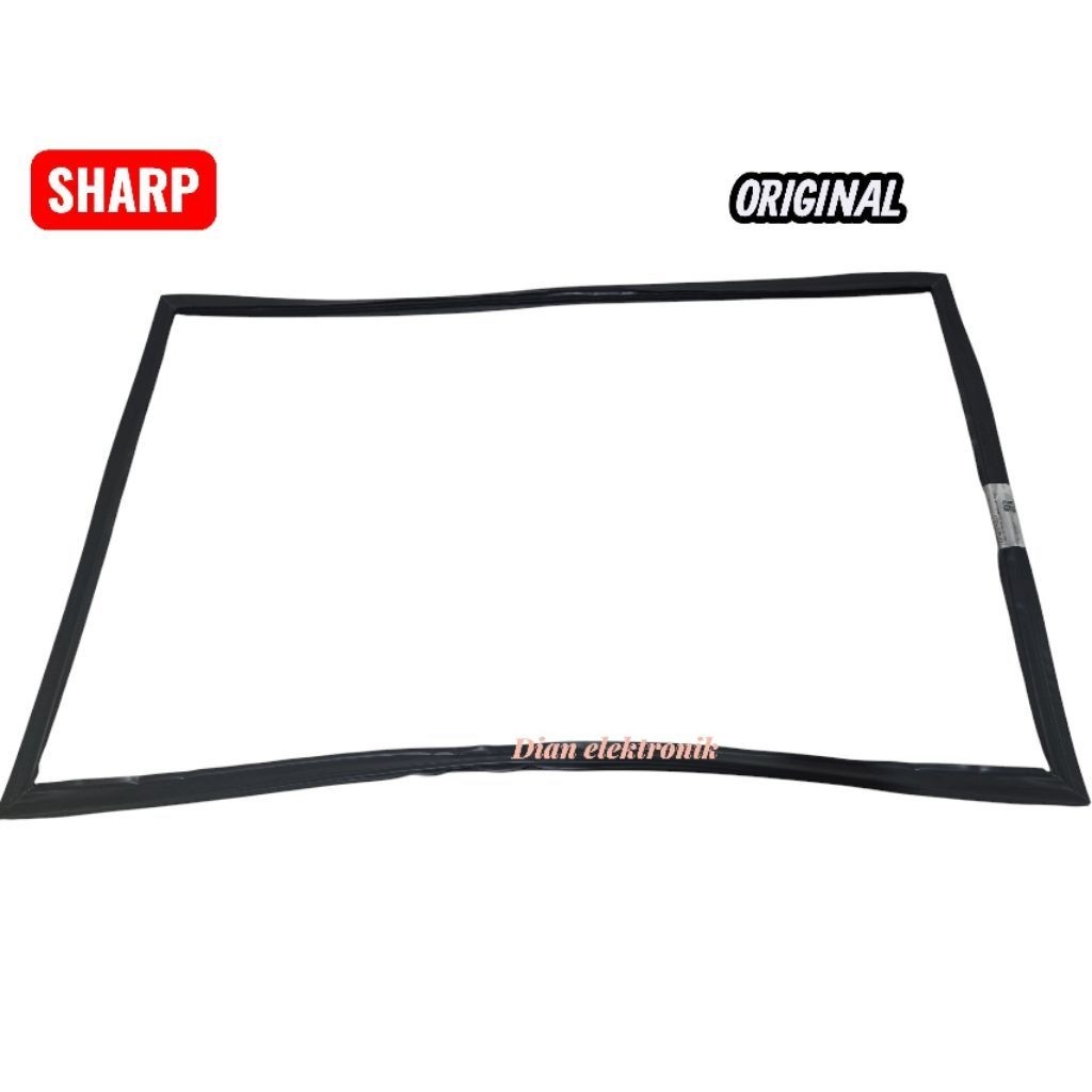 KARET / GASKET PINTU  KULKAS SHARP 2 PINTU ORIGINAL SJ-195 /  SJ-196 / SJ-197