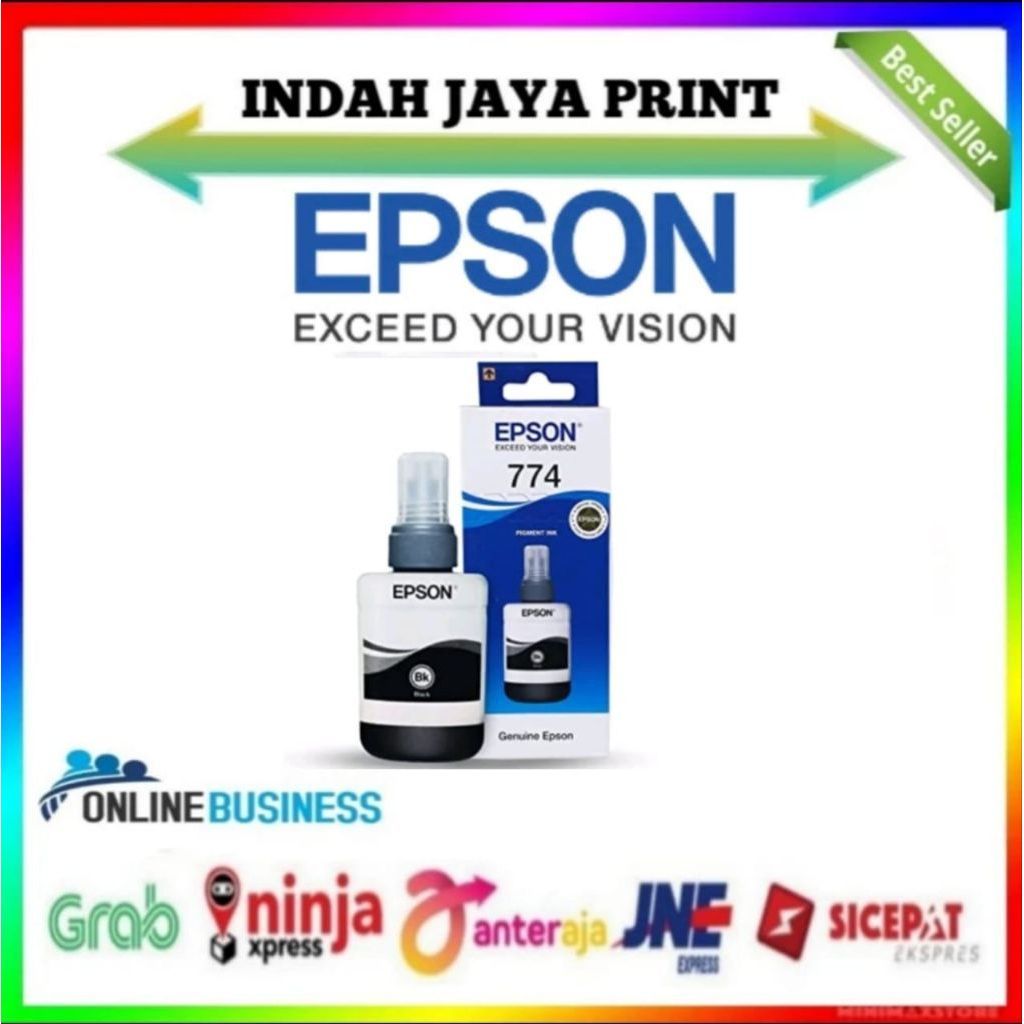 Tinta Printer Epson 774 Black Original /Epson M100, Epson M105, Epson M200, Epson M205, Epson L655