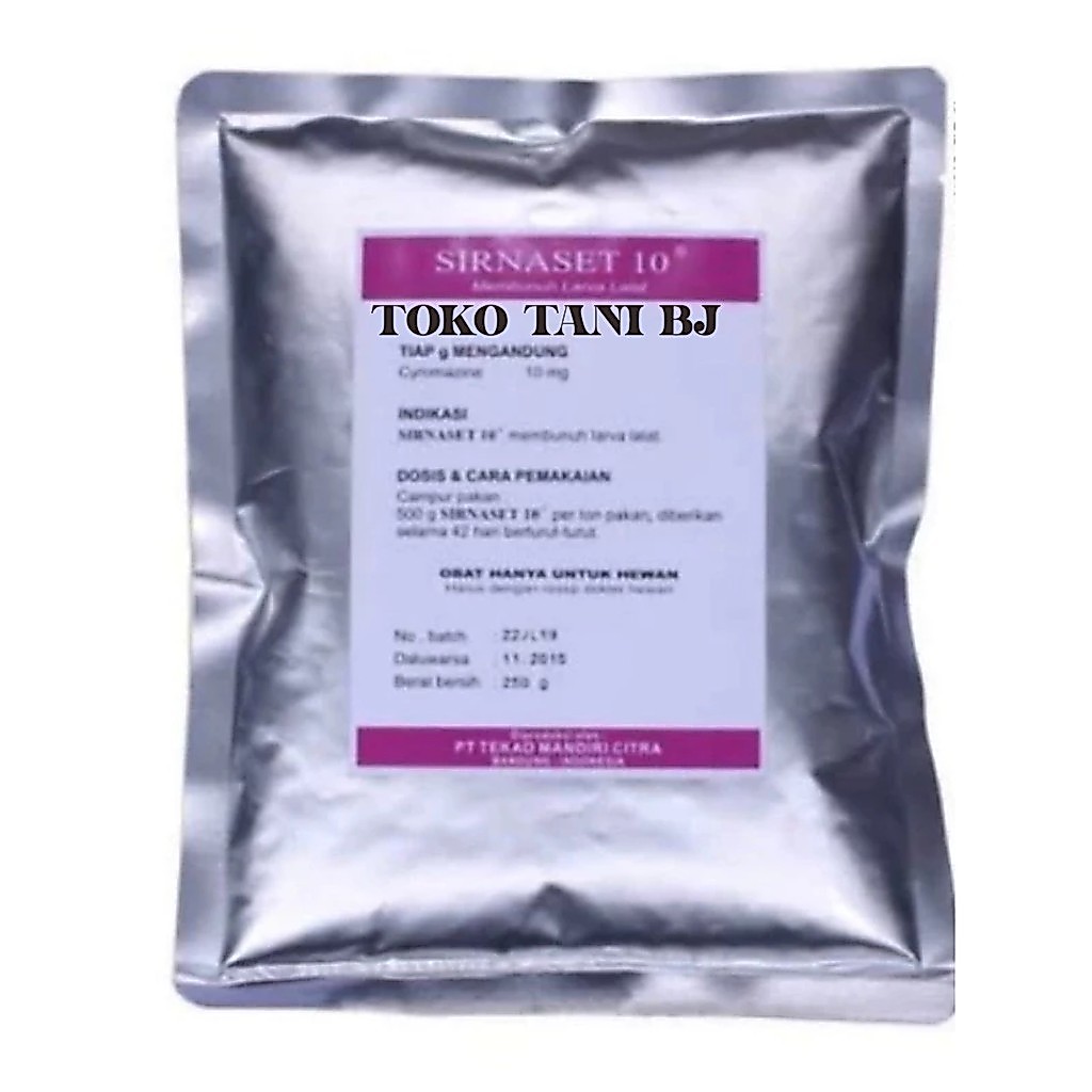 { BISA COD } SIRNASET 10 250 GRAM - OBAT LARVA LALAT