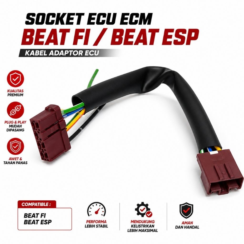 Socket ECM ECU ACG Honda Beat Genio Scoopy