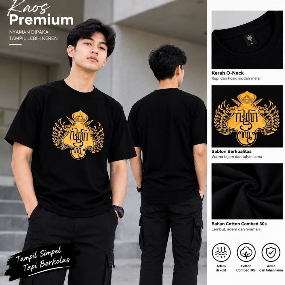 kaos distro jogja// kaos kekinian// kaos wisata jogja// oleh2 khas jogja// kaos lambang kraton jogja
