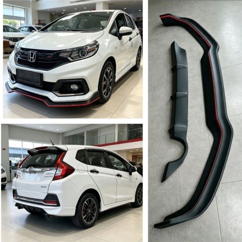 front lips diffuser mobilio rs | black premium