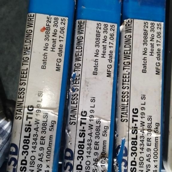 KAWAT LAS STAINLESS STEEL TIG ER308LSi Size. 2.4MM HARGA 1KG