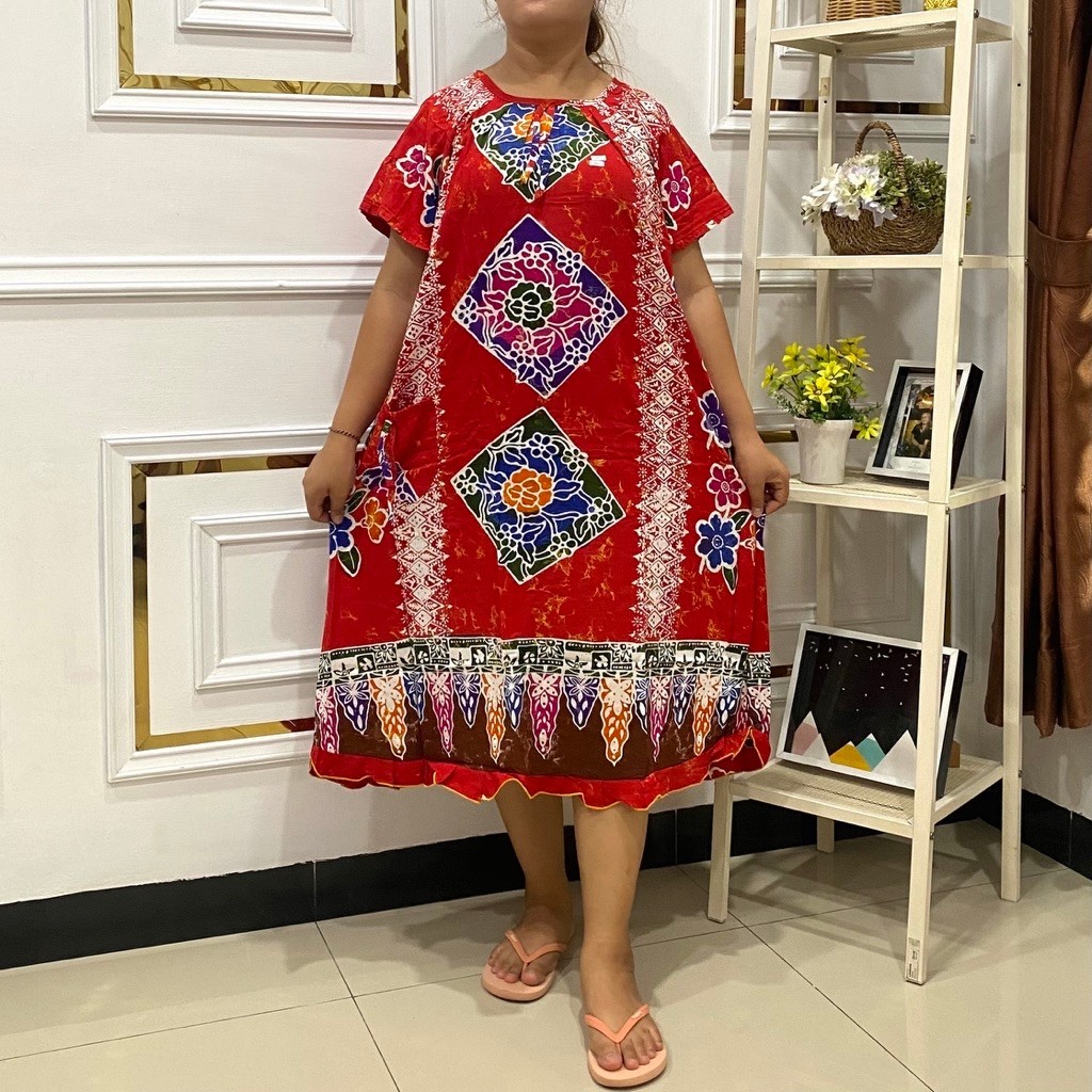 Daster Batik Primadona Lengan Rimpel