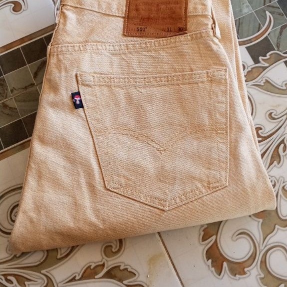 Celana Jeans denim Second Bekas Branded Pl Levis 501 Size 31