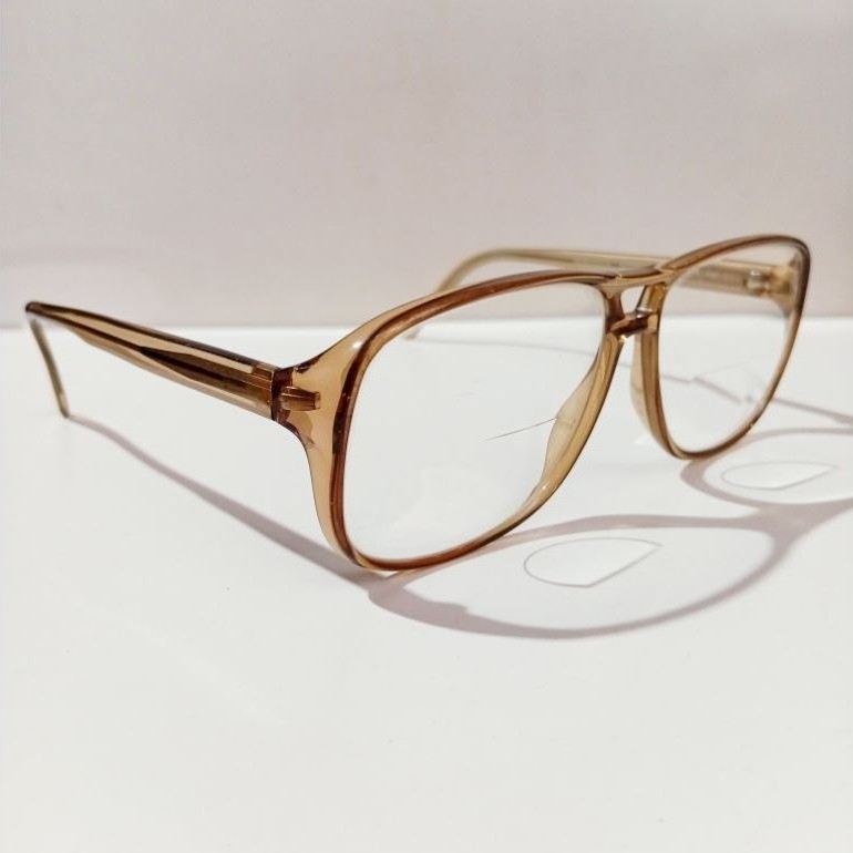 Vintage 1980s Rodenstock Markus Eyewear, Oversized Double Bridge Aviator Style