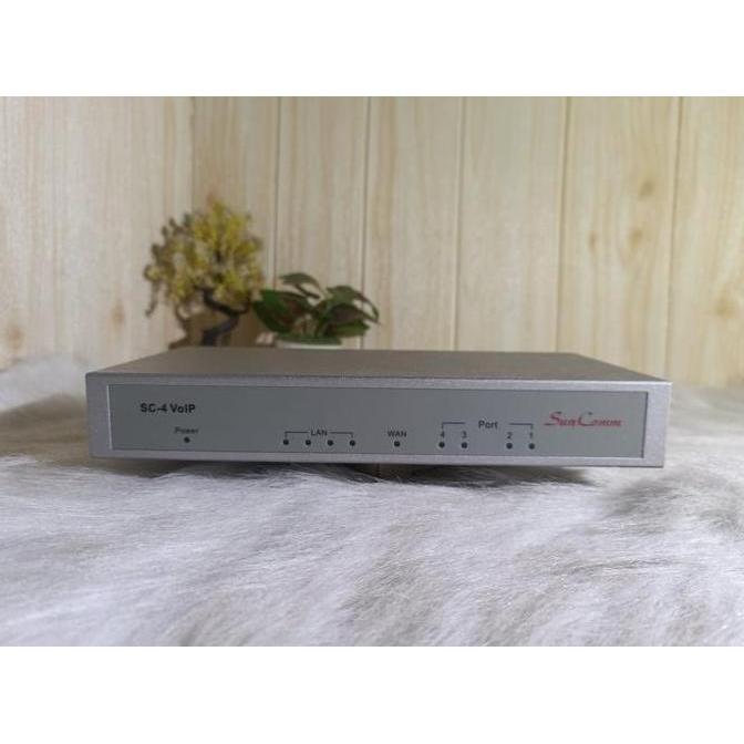 Sun Comm VoIP Gateway SC-4 2FXS+2FXO 4FXS/4FXO SIP + H.323