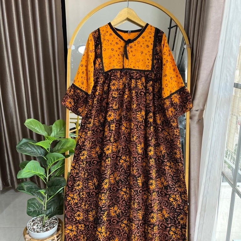 Nestuff sekdress Adira renda ORIGINAL RUMINA BATIK busu Resleting