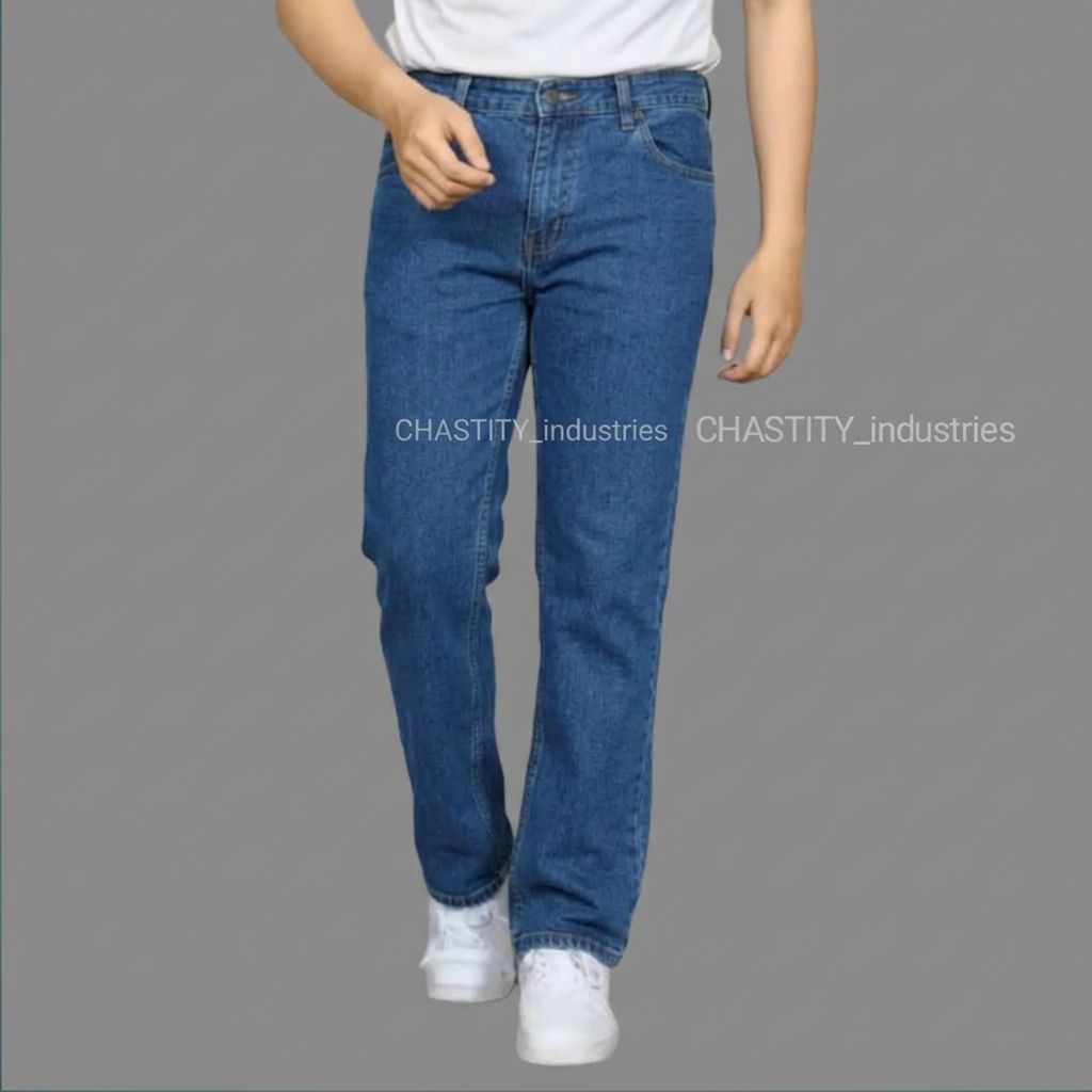 CHASTITY Celana Jeans Pria Reguler Standar