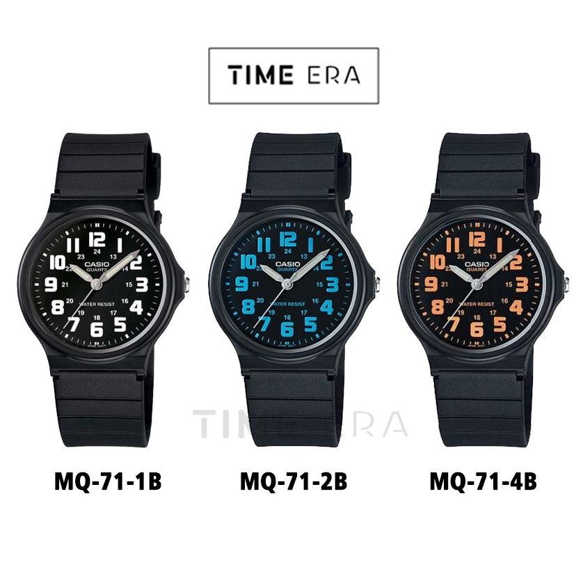 Casio General MQ-71-1B/ MQ71-2B 4BJam Tangan Unisex Analog Rubber Karet