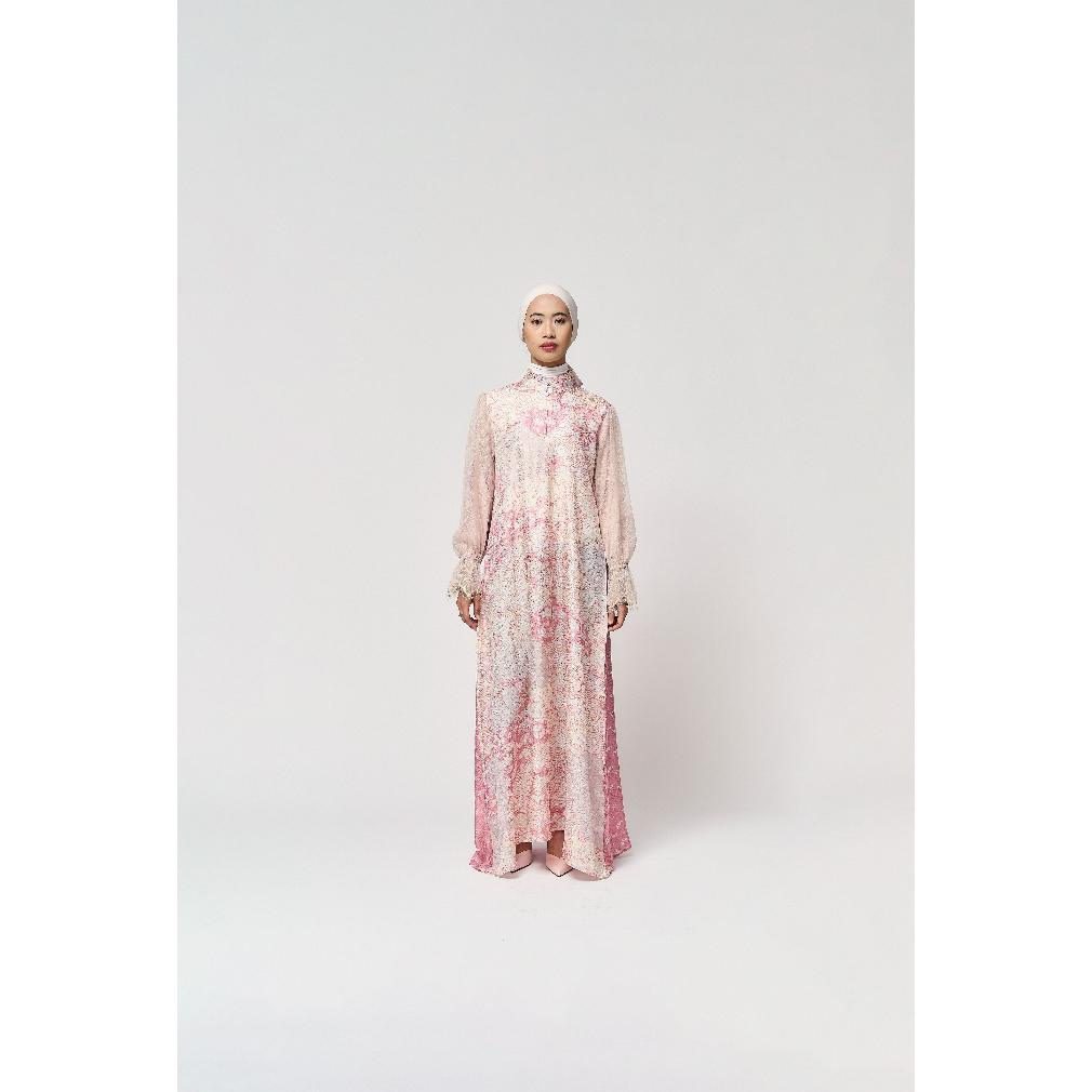Mega Kartinis Ameena Elegant Batik Viscose Dress