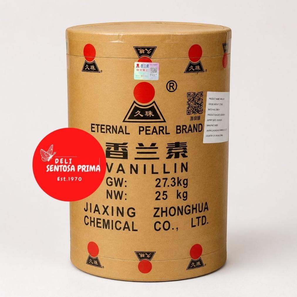 Vanillin Powder Eternal Pearl Bubuk Vanili / Vanila RRT Ons 100 Gram