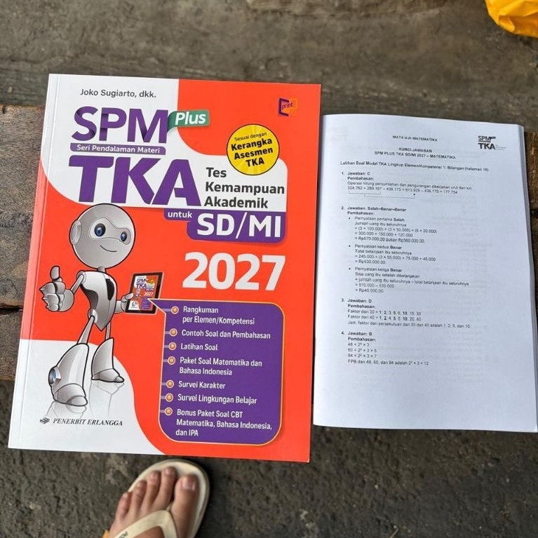 SPM Plus TKA Untuk SD 2027 PLUS KUNCI JAWABAN